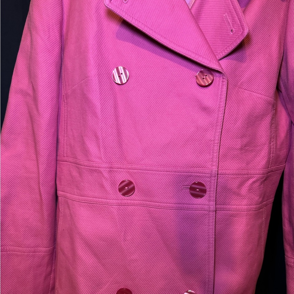 Y2k Pink Peacoat Jacket - image 4
